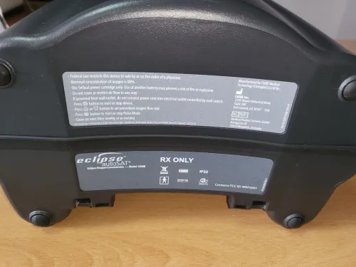 Concentrateur d'oxygène portable Eclipse 5 AutoSat avec 2 modes Continu et Pulsé