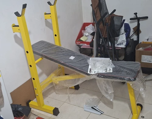 Banc musculation avec chandelle