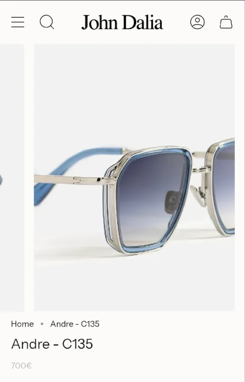 Lunettes de soleil Homme Luxe Original John Dalia