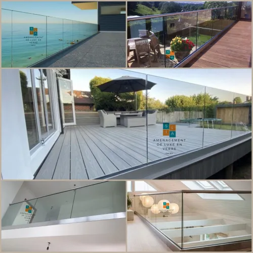 Professionnel en verre(cabine douche, inox, garde corps, rampe d'escalier...)