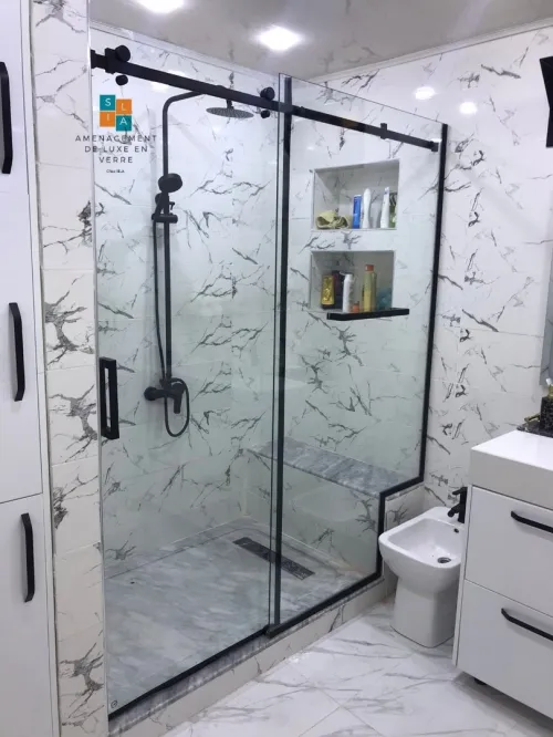 Cabine de douche sur mesure (travail de luxe) 