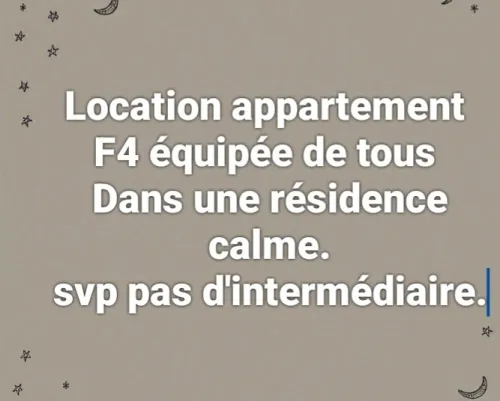 Location Appartement F4 Oran Bir el djir