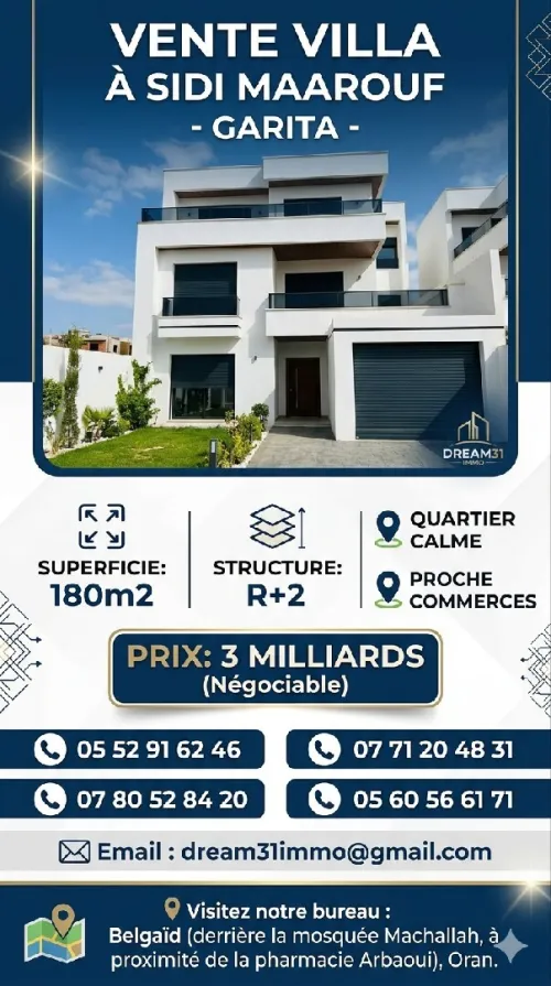 Vente Villa Oran Oran