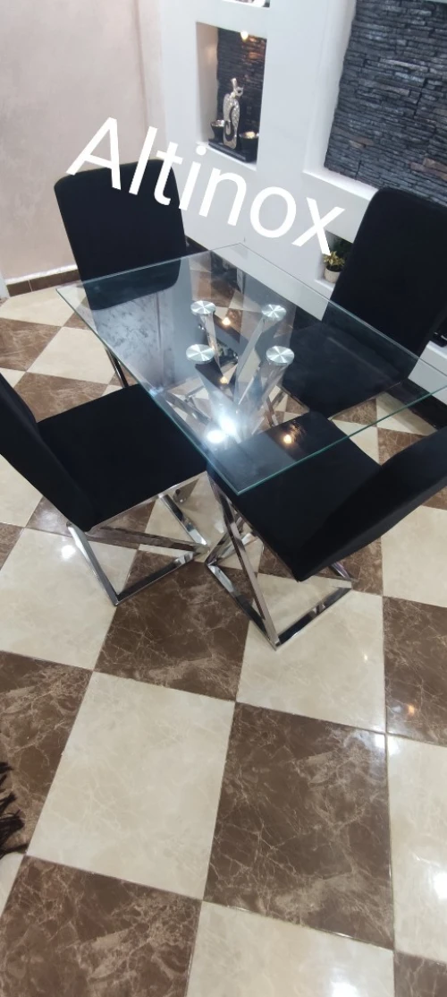 rampe d' escalier en inox 