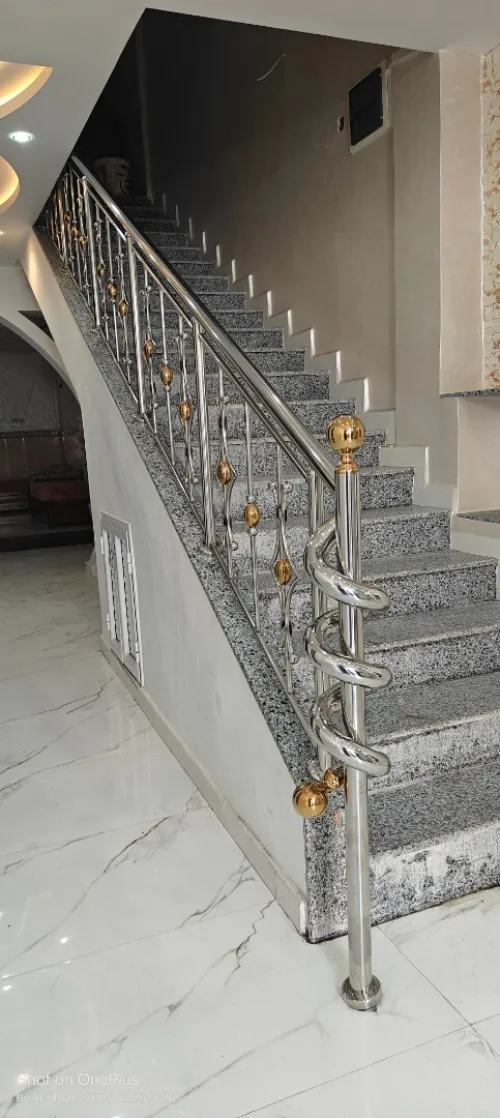 rampe d' escalier en inox