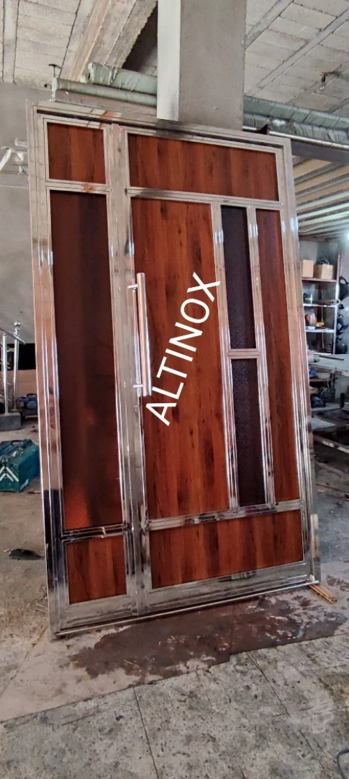 Rampe d'escalier en inox 