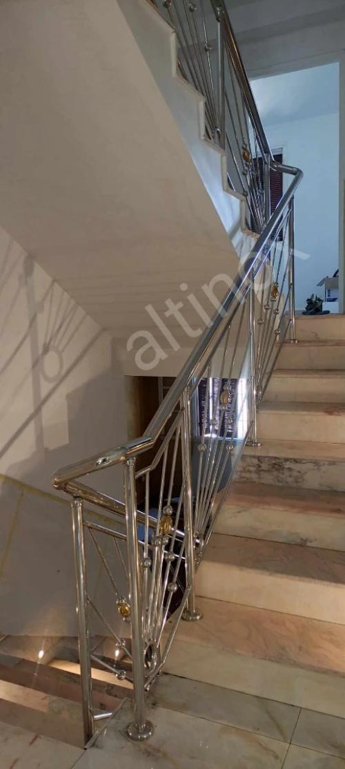 rampe d'escalier en inox