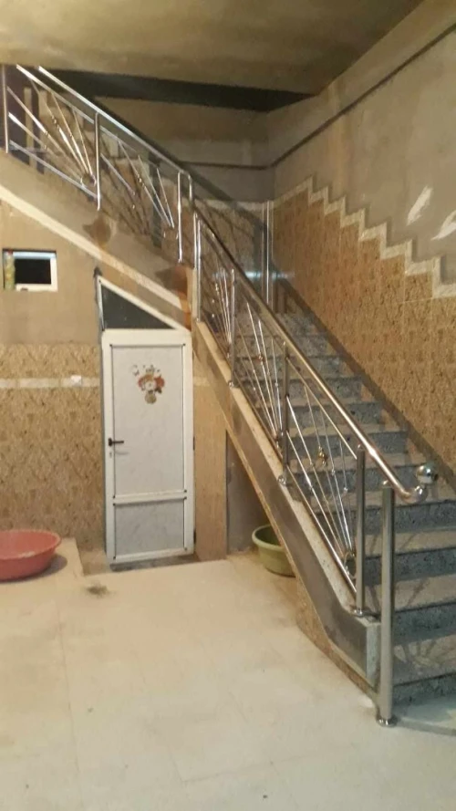 Rampe d'escalier en inox