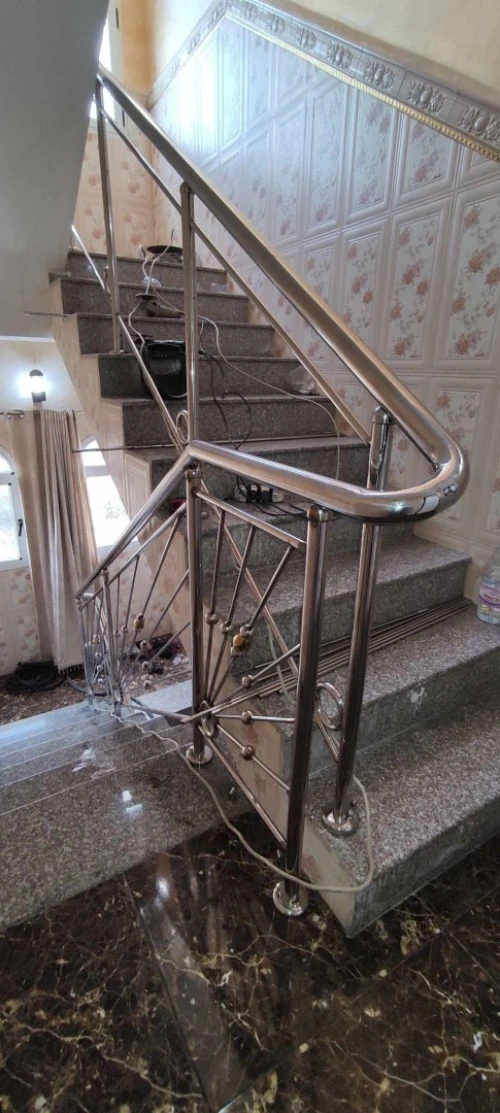 rampe d' escalier en inox