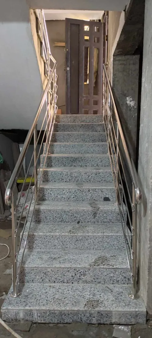 rampe d'escalier en inox