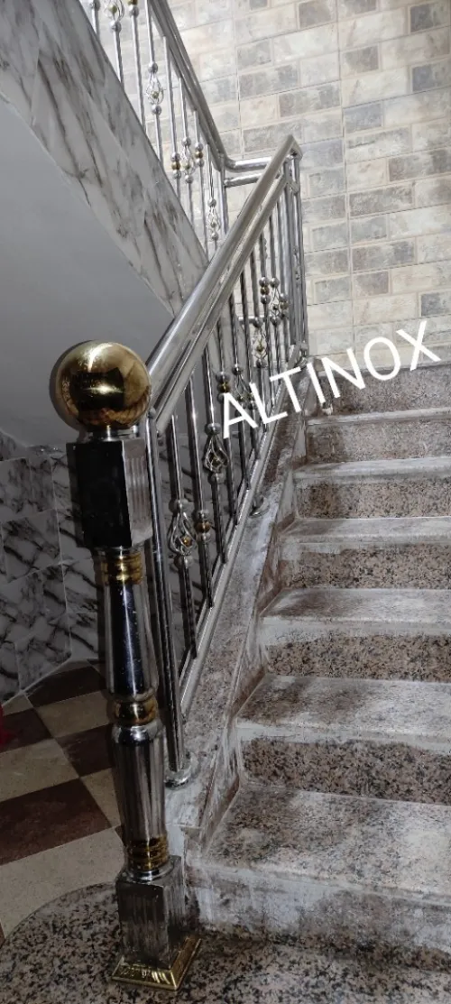  Rampe d'escalier en inox