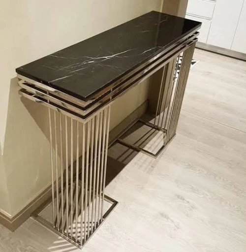 Rampe d'escalier en inox 
