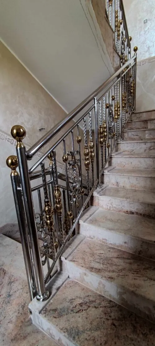rampe d'escalier en inox