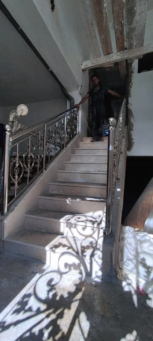  Rampe d'escalier en inox