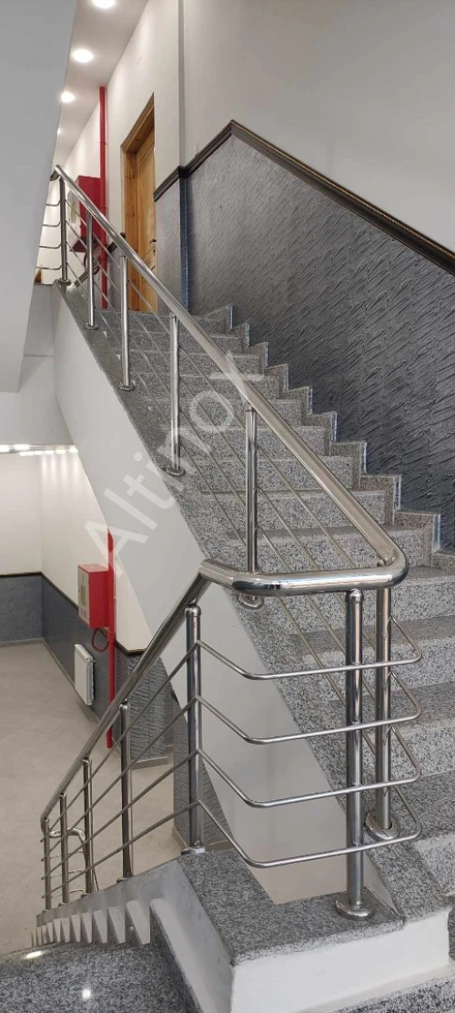 rampe d'escalier en inox