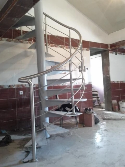 rampe d' escalier en inox