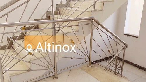  Rampe d'escalier en inox