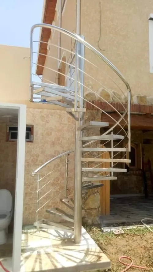 rampe d' escalier en inox