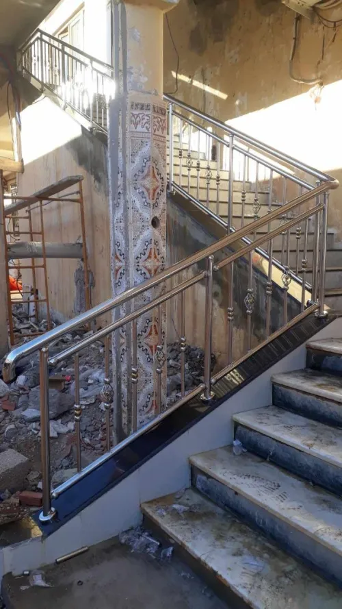 Rampe d' escalier en inox