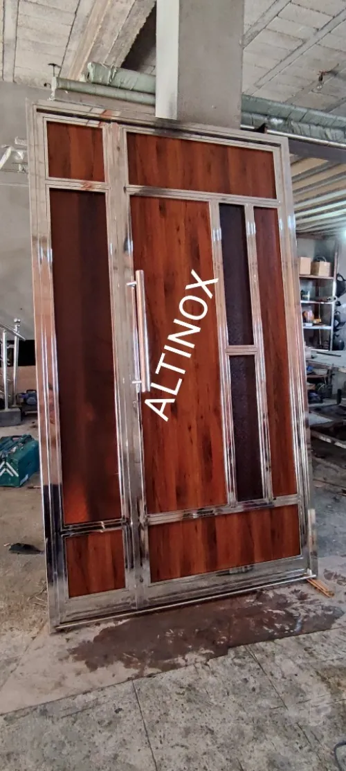 Rampe d'escalier en inox