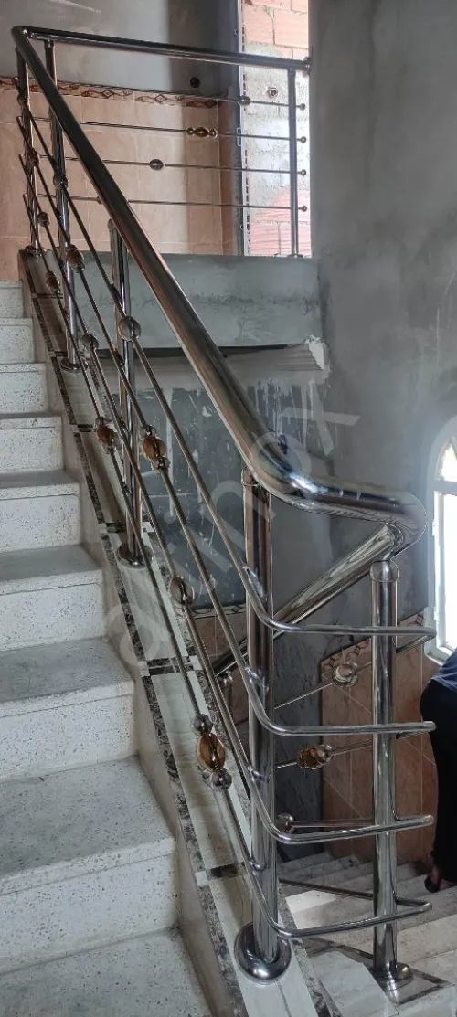 rampe d' escalier en inox 