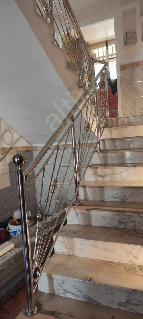 rampe d' escalier en inox