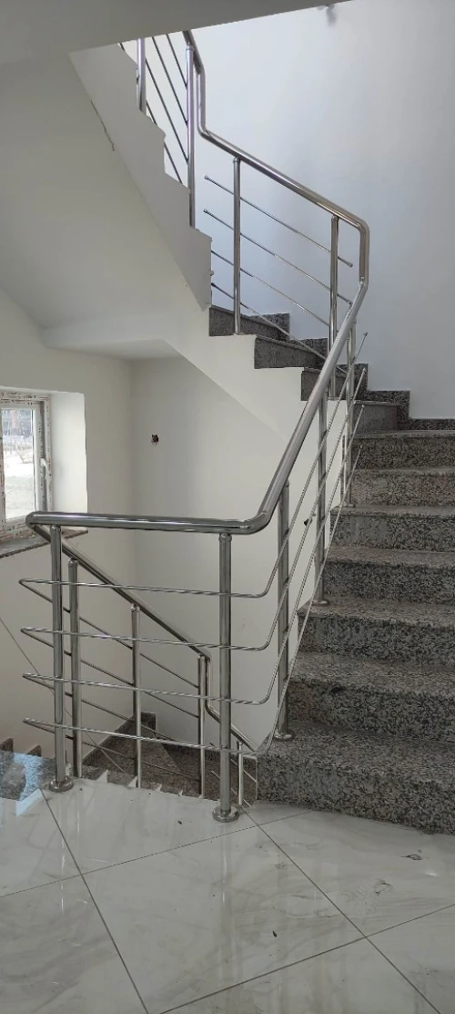 rampe d' escalier en inox