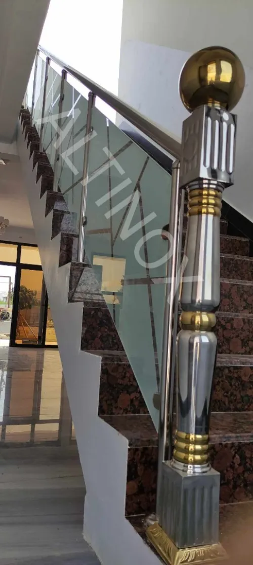  Rampe d'escalier en inox