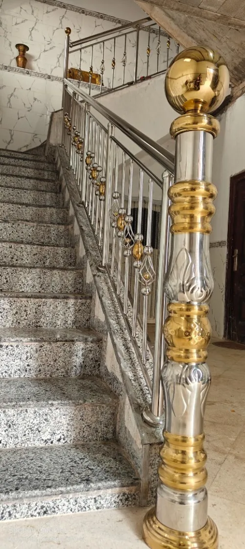Rampe d'escalier en inox