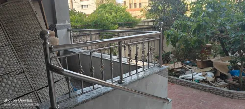 Rampe d'escalier en inox 