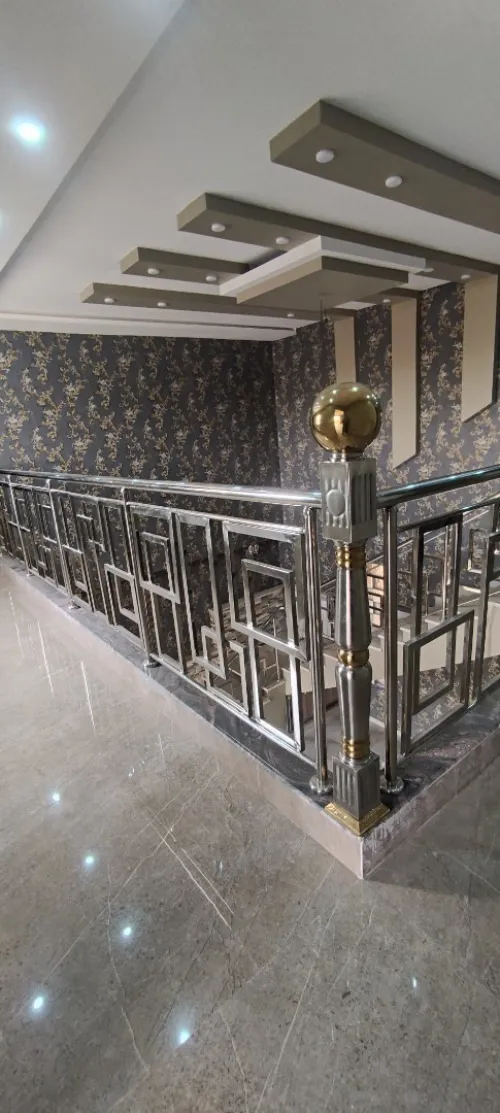 Rampe d'escalier en inox 