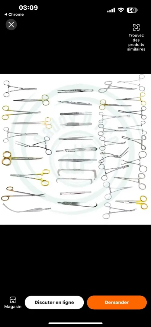 Instrumentation chirurgie cardiaque adulte et enfant 