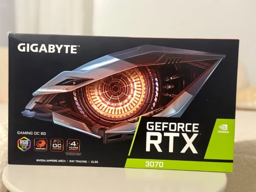 CARTE GRAPHIQUE NVIDIA GPU GIGABYTE RTX 3070 8GB GAMING OC BOX VENU DE FRANCE