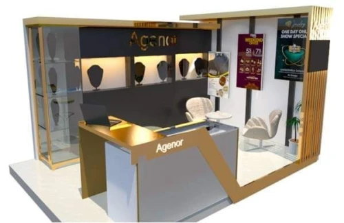 Stand sur mesure;showroom;espacex bureaux