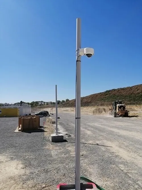 Infrastructures Télésurveillance Vidéosurveillance (Câblage, Poteaux & Armoires)