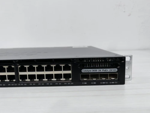 Switch Cisco Catalyst WS-C3650-24PD-S | 24 Ports Gigabit PoE+ | 2x SFP+ | 2x SFP - Cisco Catalyst 3650