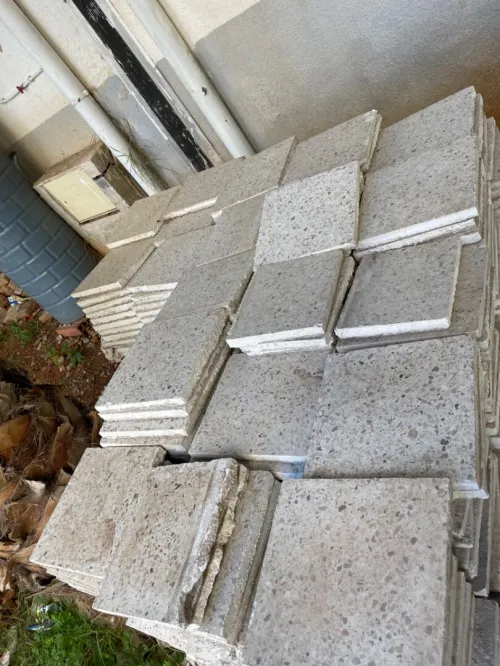 carrelage granito (granite) usagé 