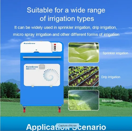 Découvrez l'innovateur intelligent : fertirrigation automatisée pour grandes cultures agricoles !