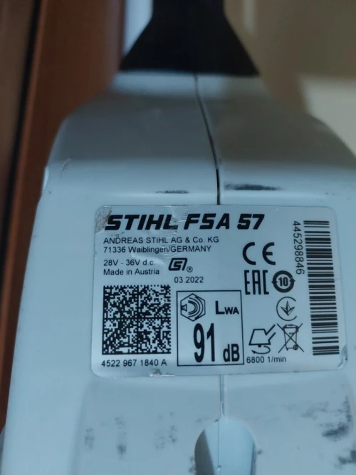 Debroussailleuse Stihl SFA 57 (36v)