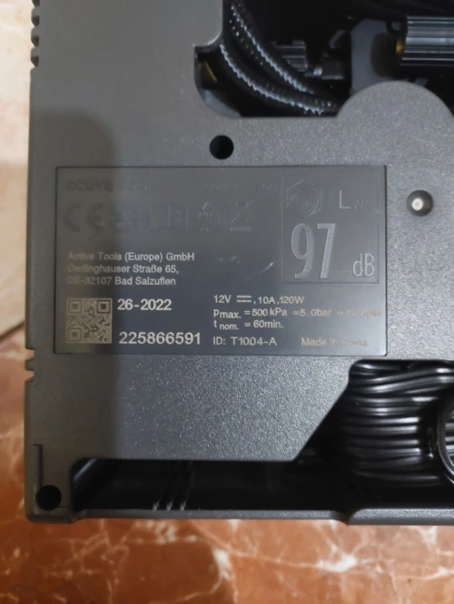 Mini compresseur Active tools 12v 5bar (Original - Kaba)