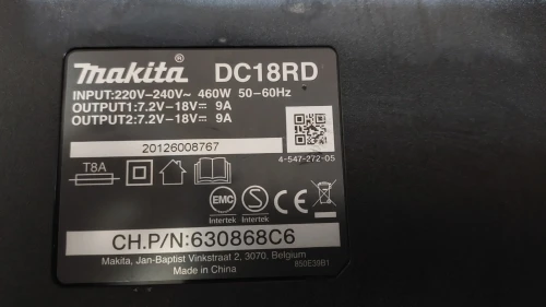 Chargeur rapide Makita 14, 18v (Doublé)