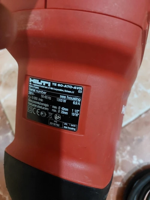 Marteau piqueur Hilti TE 60 ATC AVR