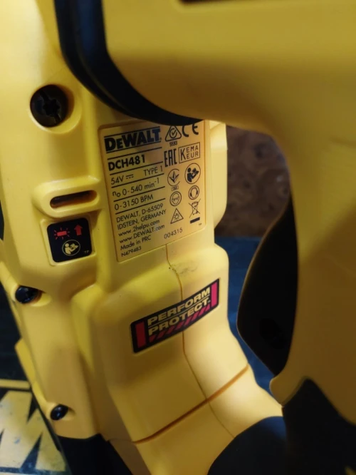 Perforateur Dewalt SDS-Max 54v 9Ah