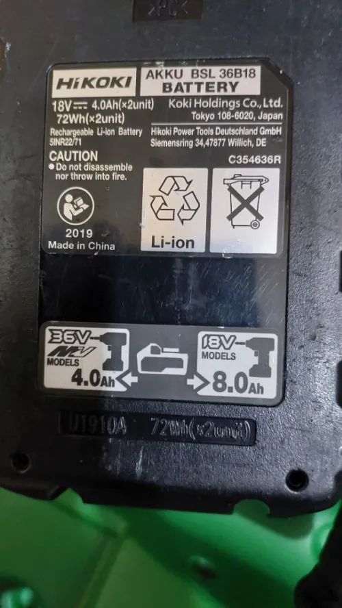 Perforateur HIKOKI 36v SDS-MAX 