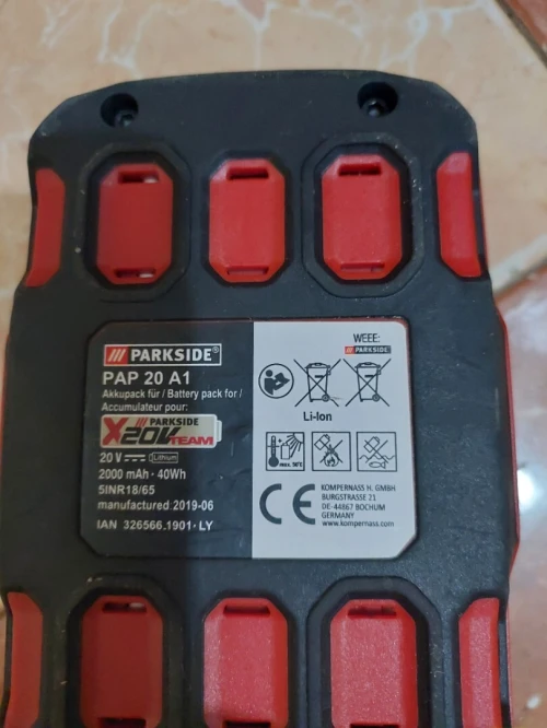 Batterie PARKSIDE 20v 2Ah