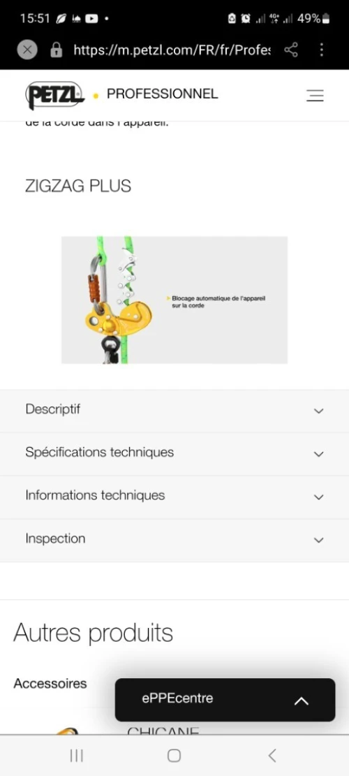 ZIGZAG PLUS PETZL