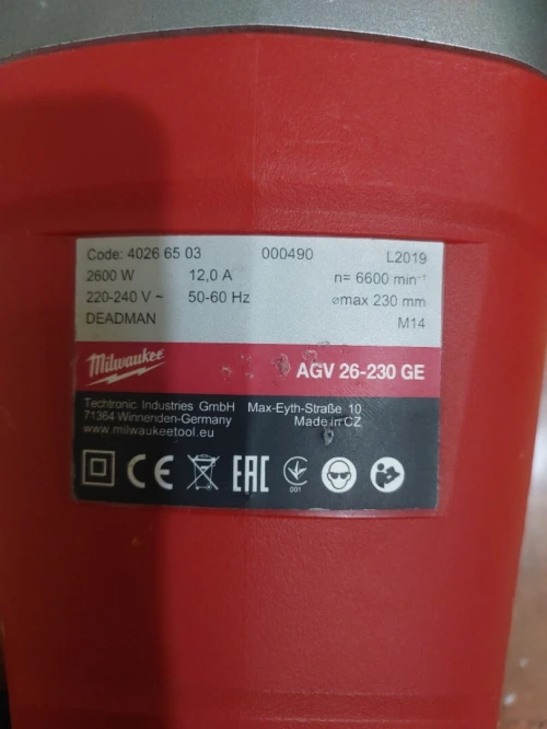 Meleuse Milwaukee 2600w