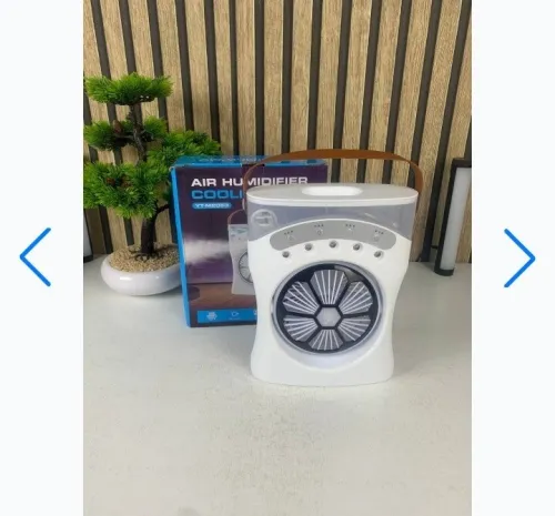 Ventilateur Brumisateur USB Portable avec Éclairage LED  3 Vitesses
