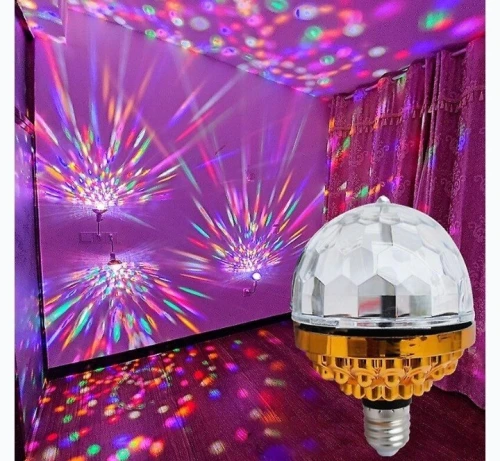 Lampe Disco Ball rotative multicolore  ambiance festive garantie