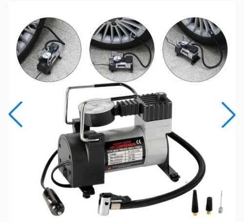 Compresseur d air 12V gonfleur de pneus rapide et pratique